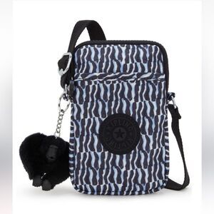 Kipling Zebra Print Crossbody Phone Bag